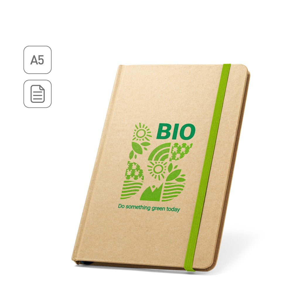 MAGRITTE promotional notebook (complete set view) with custom logo branding