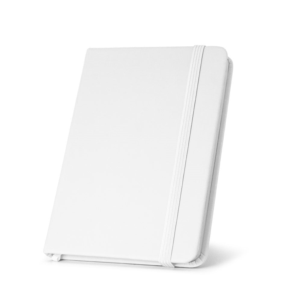 HEMINGWAY promotional notebook in white with custom logo branding