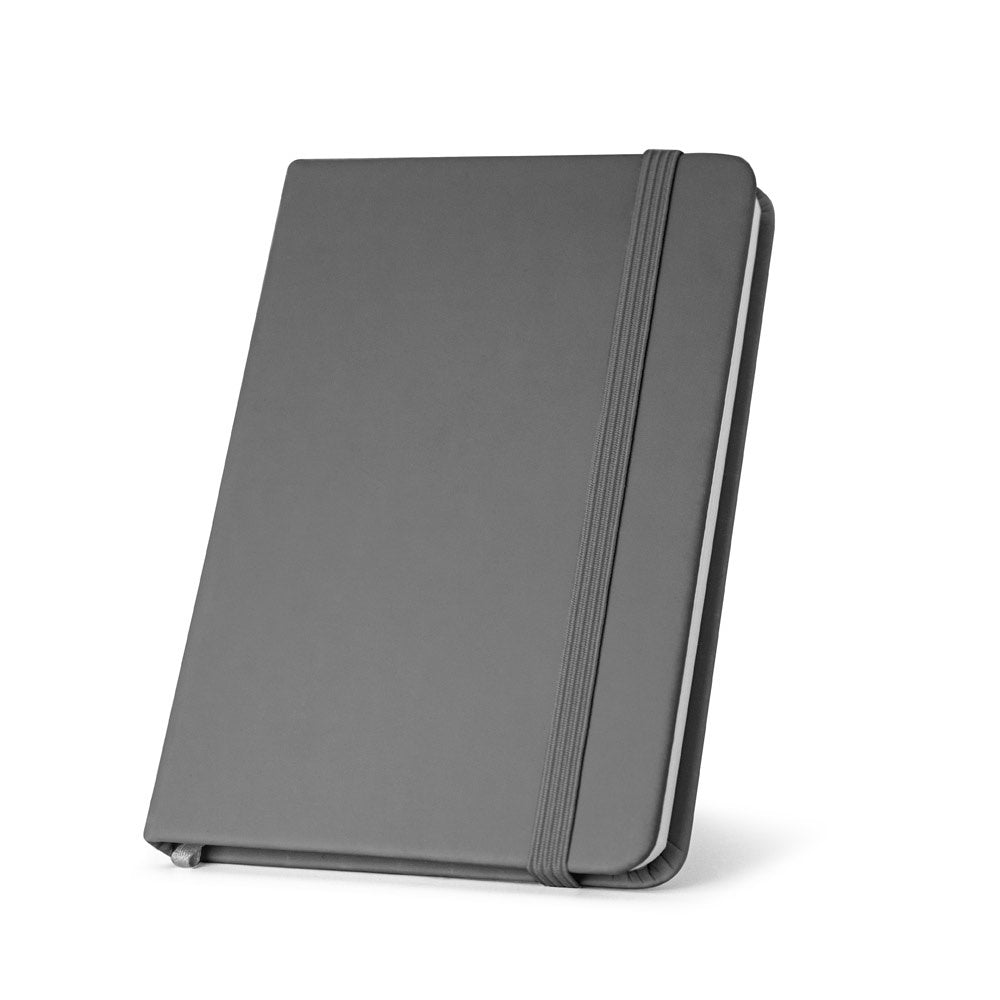 HEMINGWAY promotional notebook in grey with custom logo branding