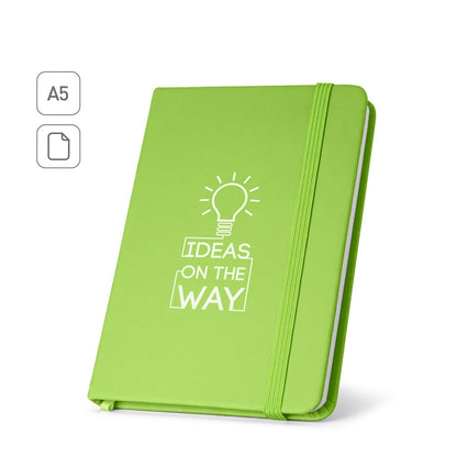 HEMINGWAY promotional notebook (complete set view) with custom logo branding