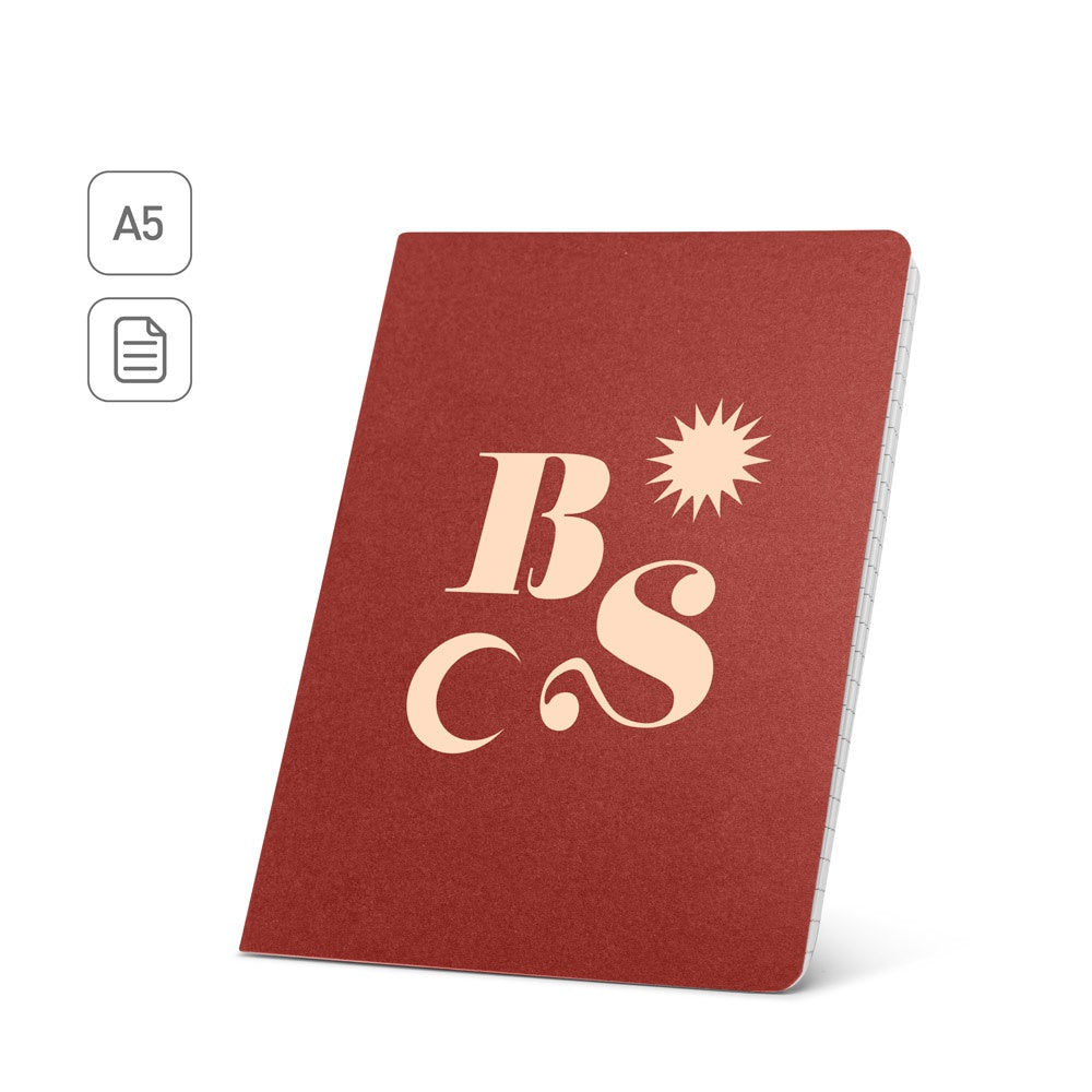 ECOWN promotional notebook (complete set view) with custom logo branding