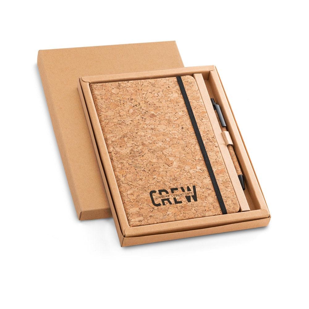 FREUD promotional notebook in natural with custom logo branding