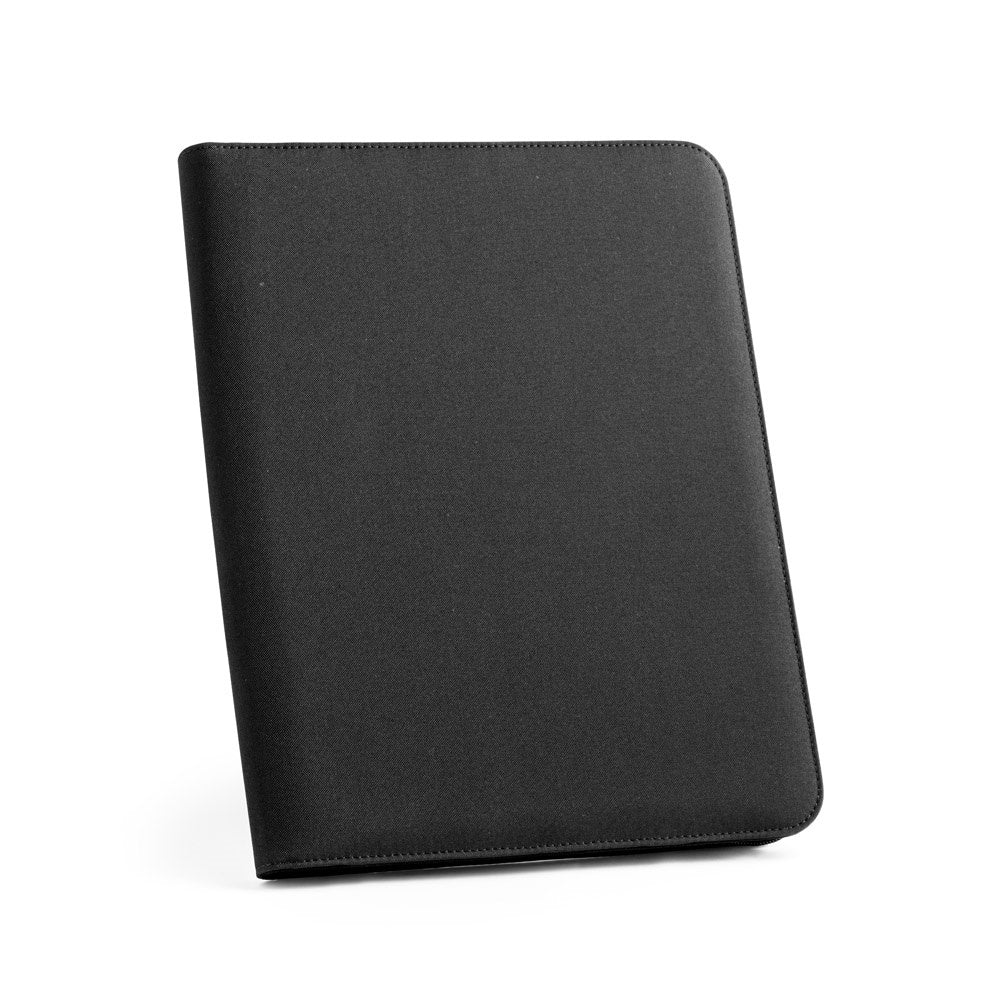 EMERGE FOLDER promotional document folder in black with custom logo branding