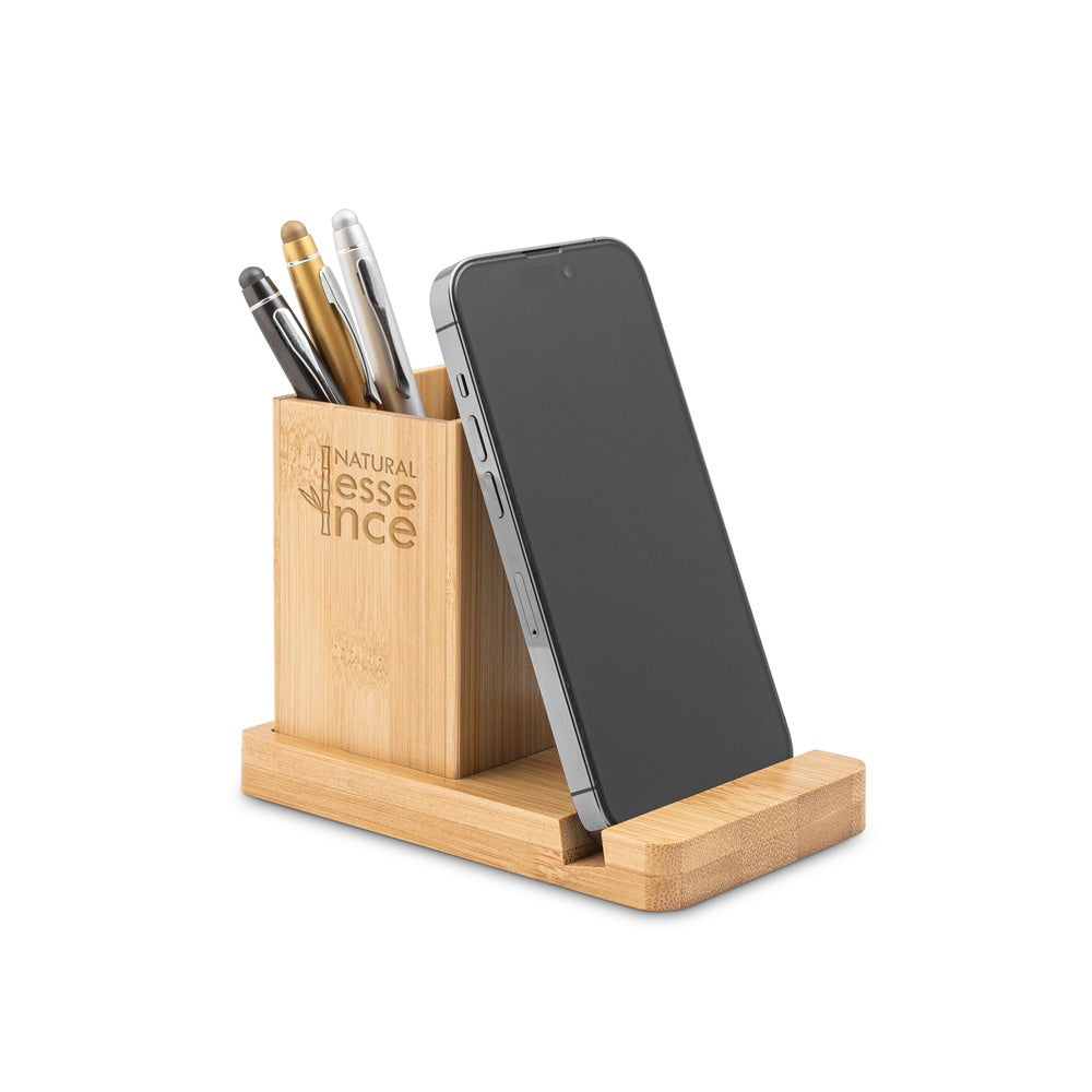 ERWIN promotional desk accessory in natural with custom logo branding