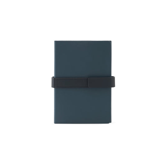 SANDERSON promotional notebook in blue (detail view) with custom logo branding