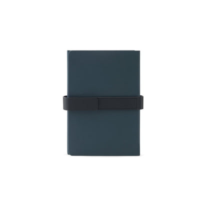 SANDERSON promotional notebook in blue (detail view) with custom logo branding
