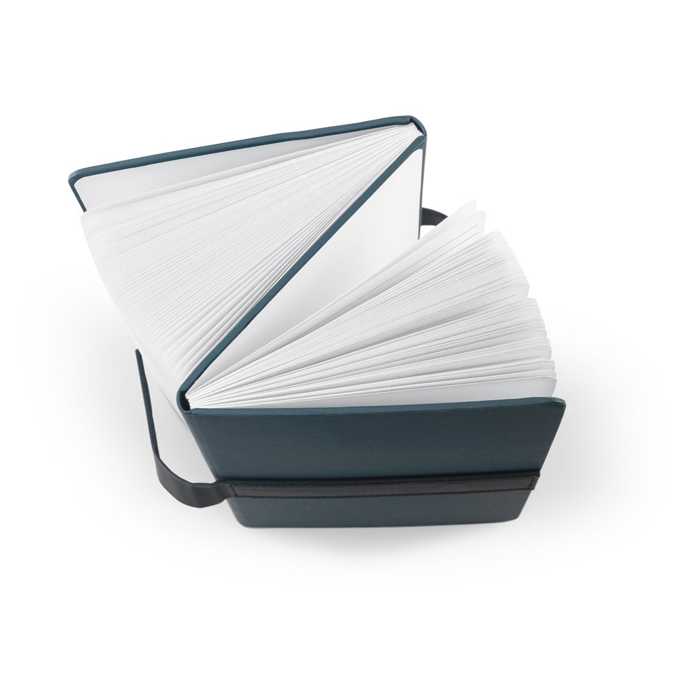 SANDERSON promotional notebook in blue with custom logo branding