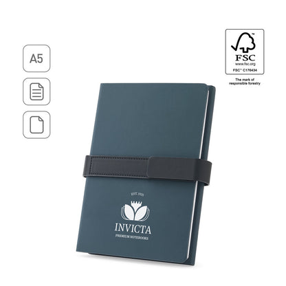 SANDERSON promotional notebook (complete set view) with custom logo branding
