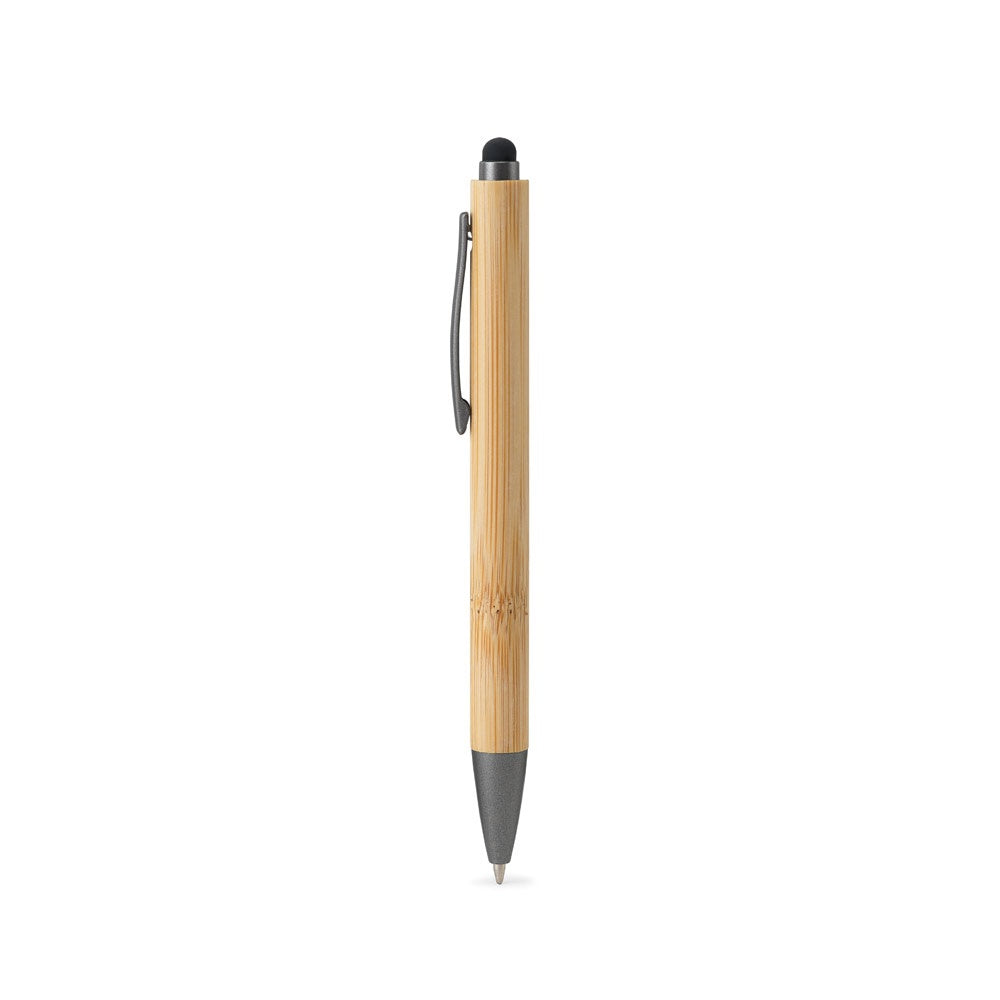 HOMERO promotional writing set in black (detail view) with custom logo branding