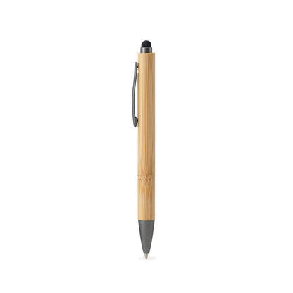HOMERO promotional writing set in black (detail view) with custom logo branding