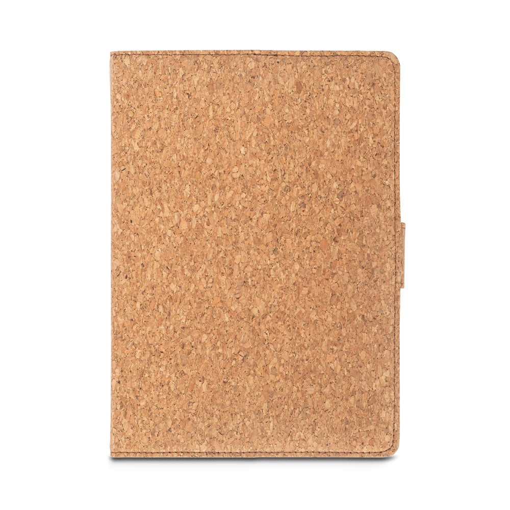 FIELDING promotional document folder in natural (detail view) with custom logo branding