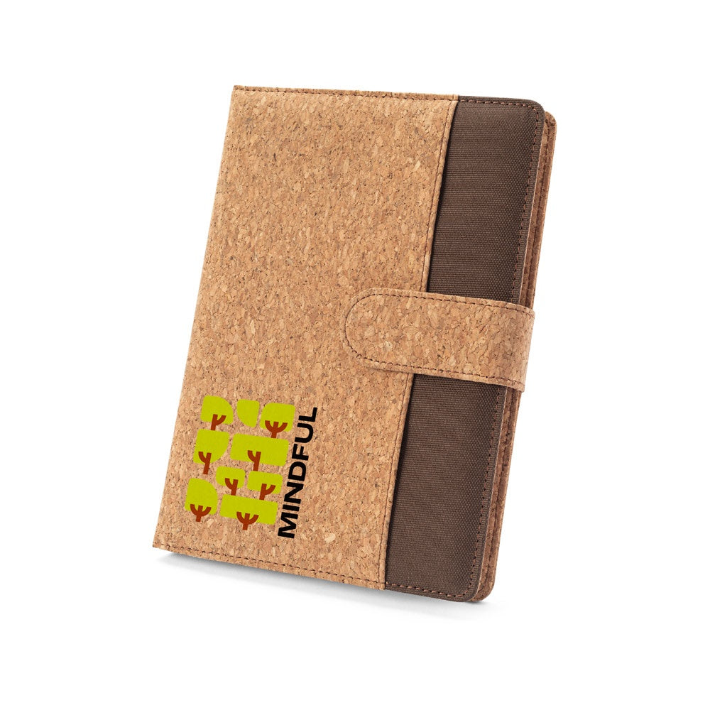 FIELDING promotional document folder in natural with custom logo branding