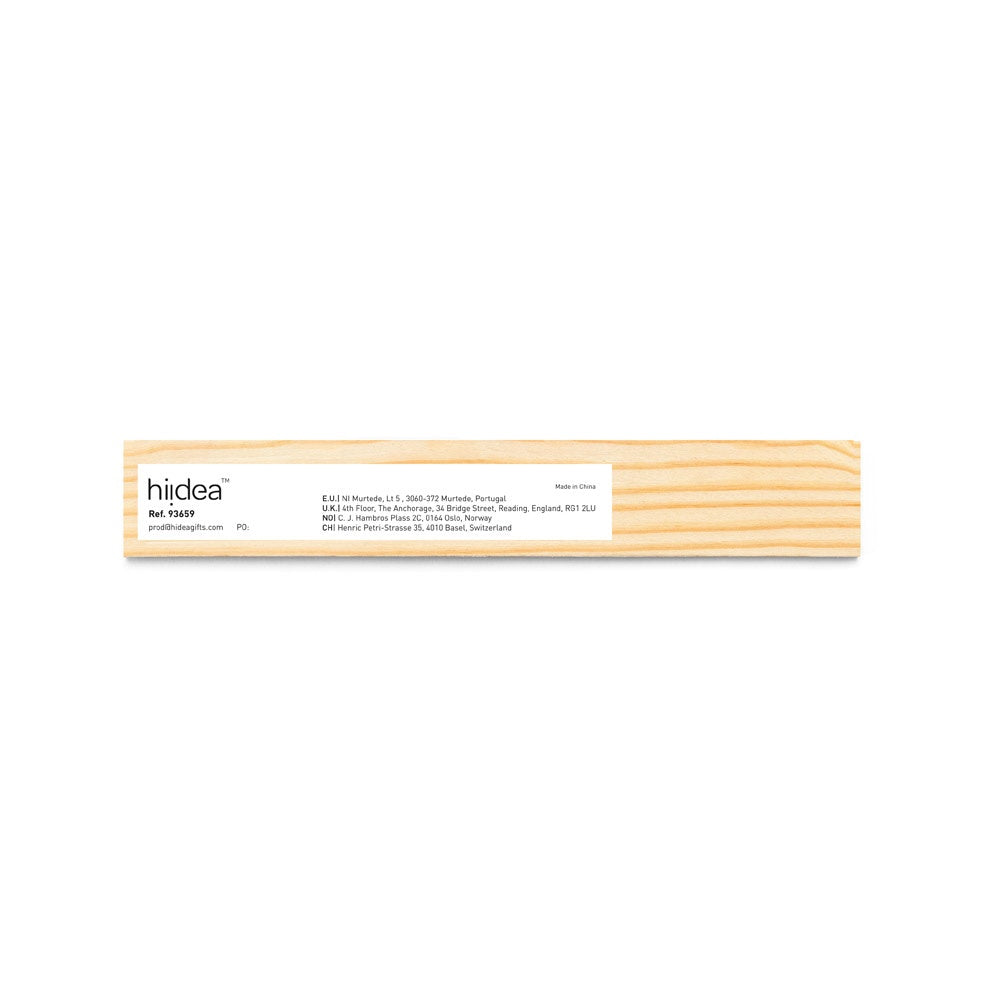WESLEY 15 promotional desk accessory in light natural (detail view) with custom logo branding