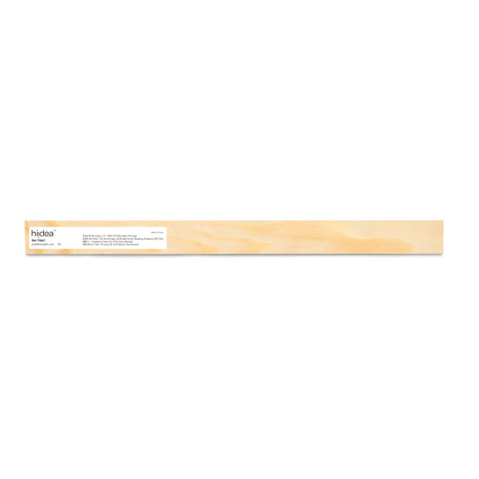 WESLEY 30 promotional desk accessory in light natural (detail view) with custom logo branding