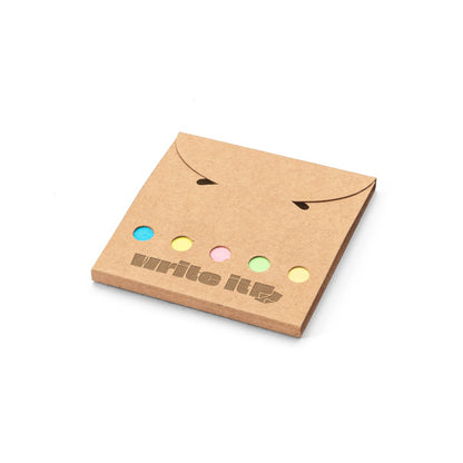 AINSLEY promotional writing set in natural with custom logo branding
