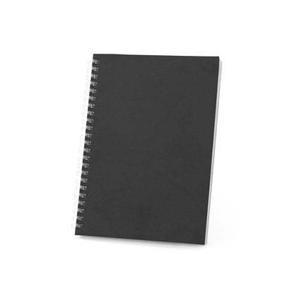 SCHILLER promotional notebook in black with custom logo branding