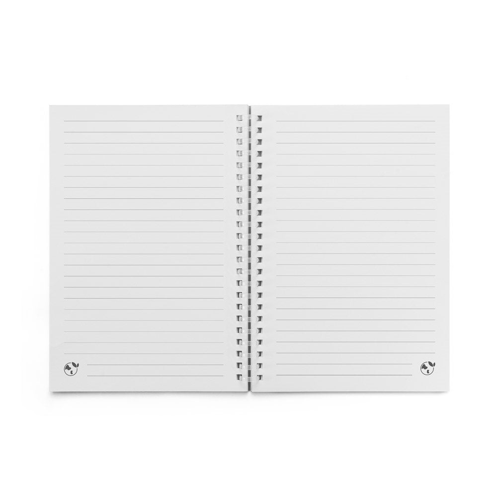 SCHILLER promotional notebook with custom logo branding