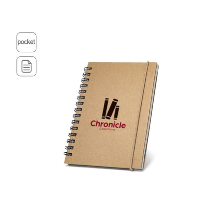 MARLOWE promotional notebook (complete set view) with custom logo branding