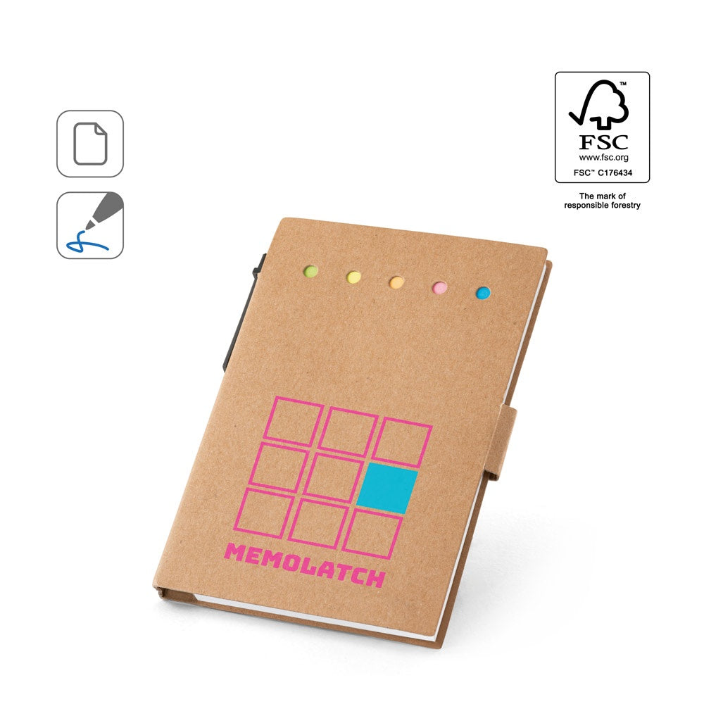 COOPER promotional notebook (complete set view) with custom logo branding