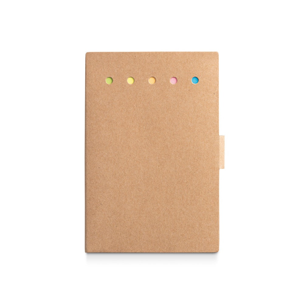 COOPER promotional notebook in natural with custom logo branding