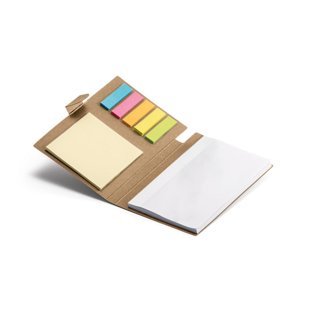 COOPER promotional notebook in natural with custom logo branding