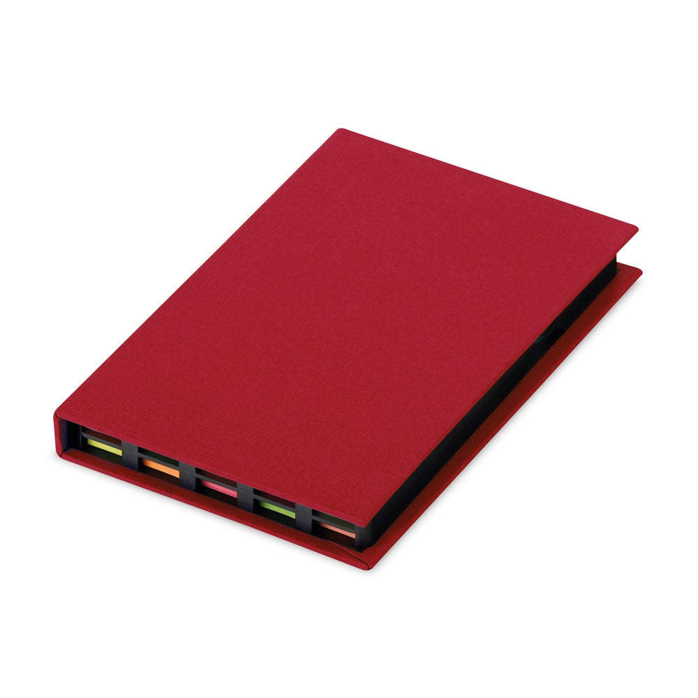 LOVECRAFT promotional notebook in red with custom logo branding