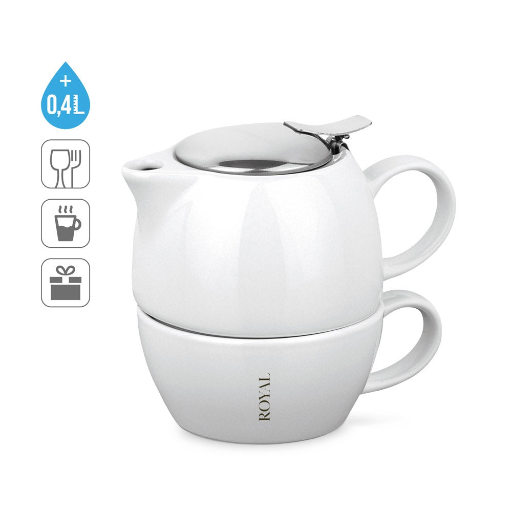 COLE promotional cup set (complete set view) with custom logo branding