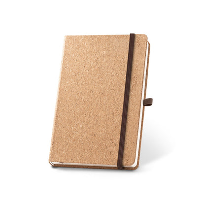 HAWKINS A5 promotional notebook in natural with custom logo branding