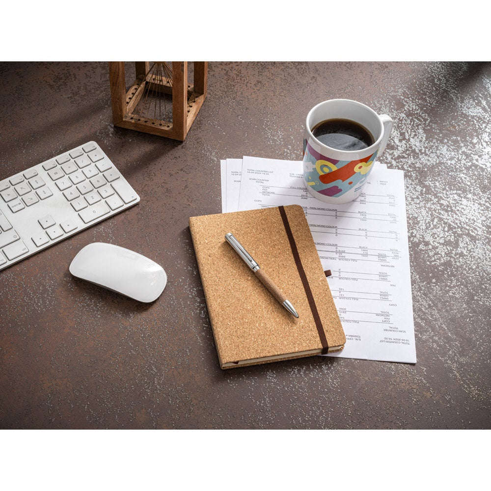 HAWKINS A5 promotional notebook with custom logo branding