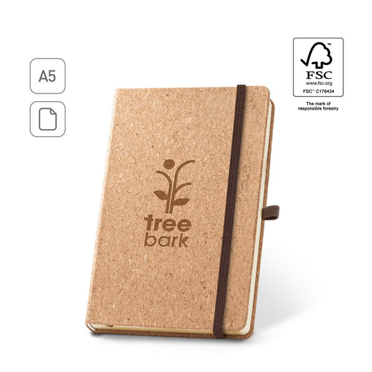 HAWKINS A5 promotional notebook (complete set view) with custom logo branding