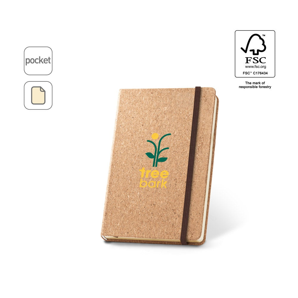 HAWKINS promotional notebook (complete set view) with custom logo branding