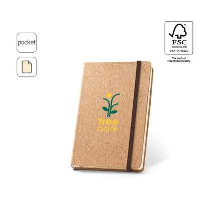 HAWKINS promotional notebook (complete set view) with custom logo branding