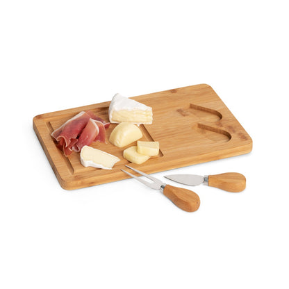 WOODS promotional kitchen accessory in natural (detail view) with custom logo branding
