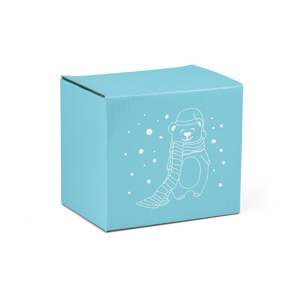 WESCOTT promotional home accessory in light blue (gift box packaging) with custom logo branding