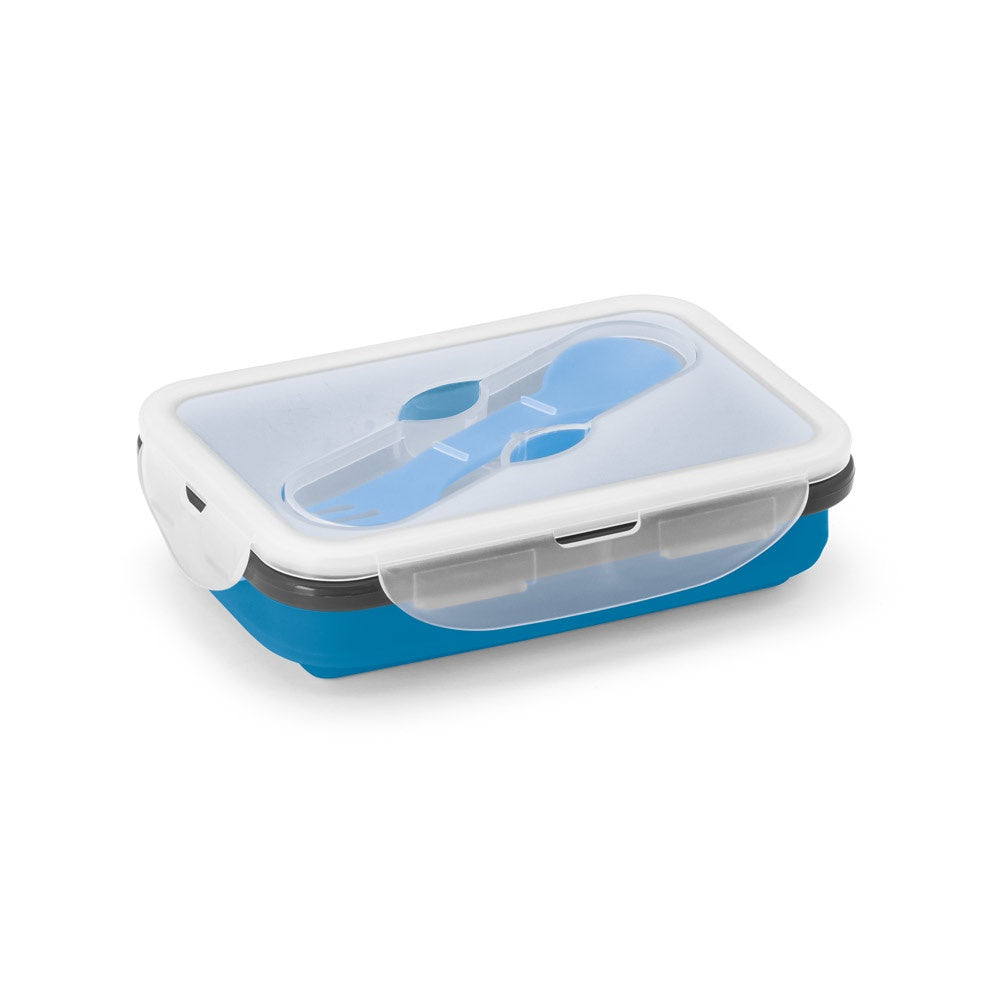 SAFFRON promotional kitchen accessory in blue with custom logo branding