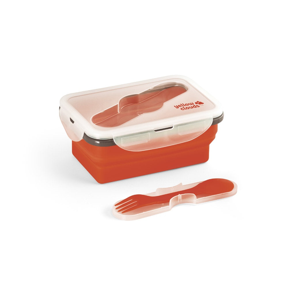 SAFFRON promotional kitchen accessory in red with custom logo branding