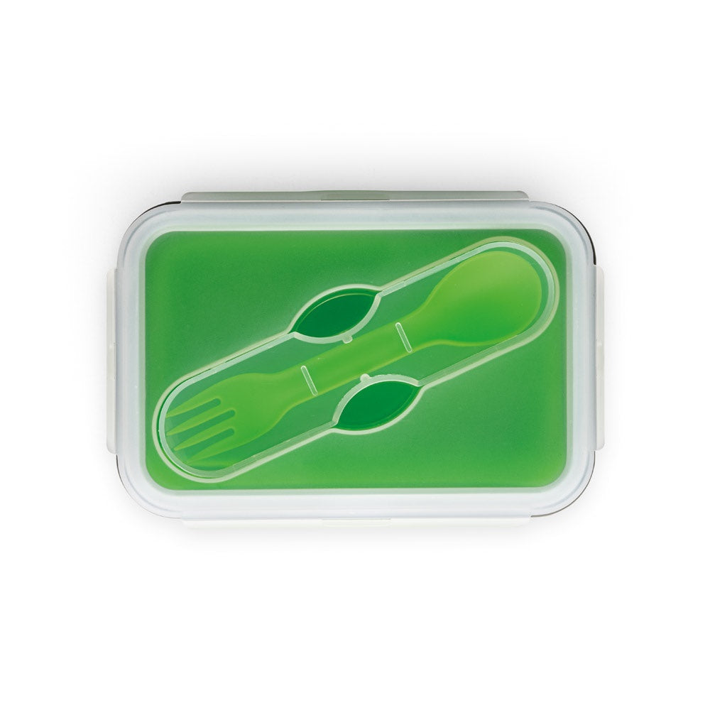 SAFFRON promotional kitchen accessory in light green (detail view) with custom logo branding