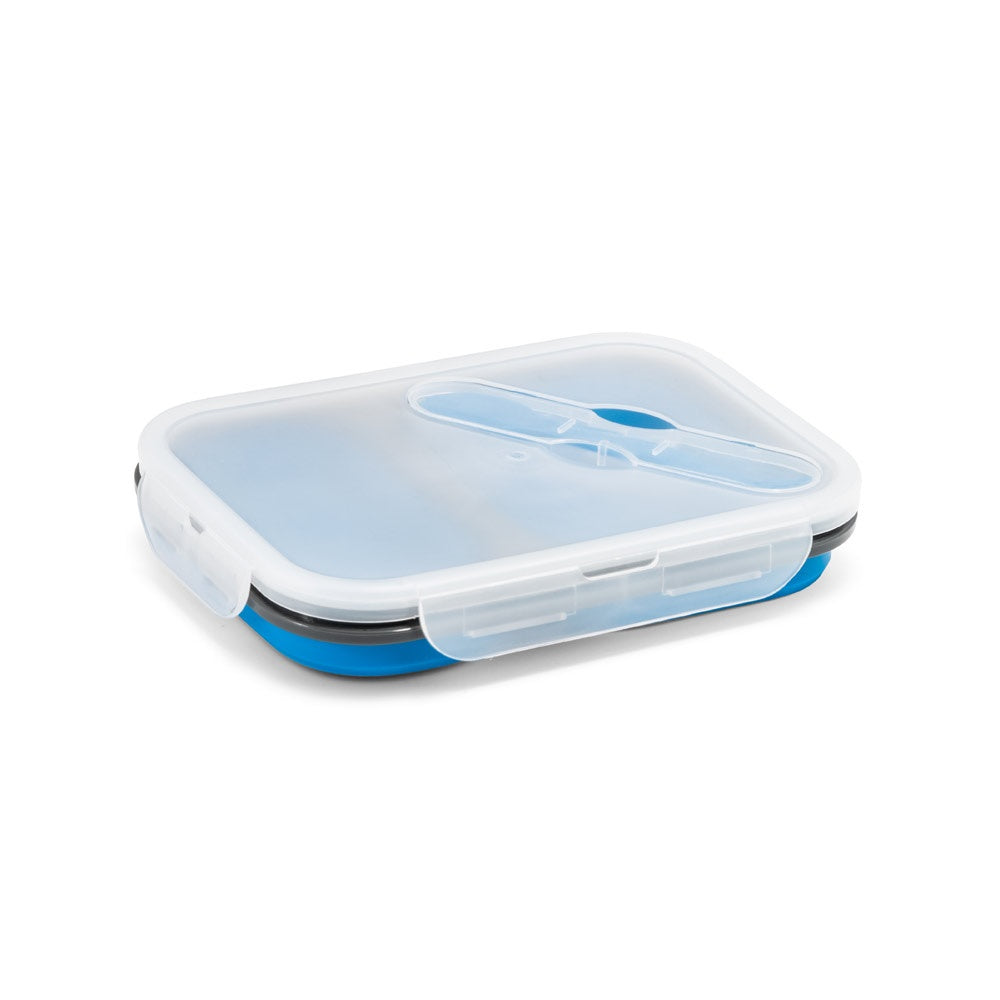 DILL promotional kitchen accessory in blue (detail view) with custom logo branding