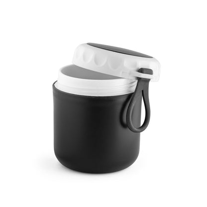 SAMOURA promotional kitchen accessory in black (detail view) with custom logo branding