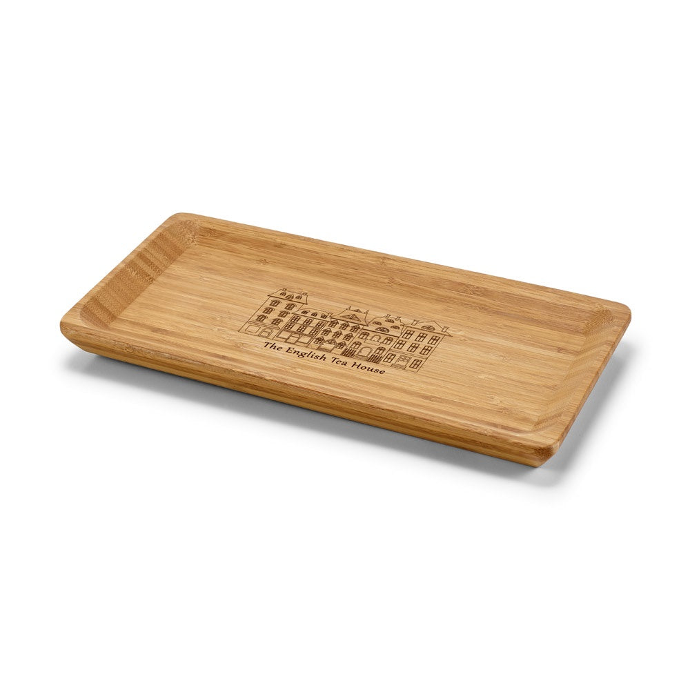 MUSTARD promotional tableware in natural with custom logo branding