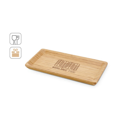 MUSTARD promotional tableware (complete set view) with custom logo branding