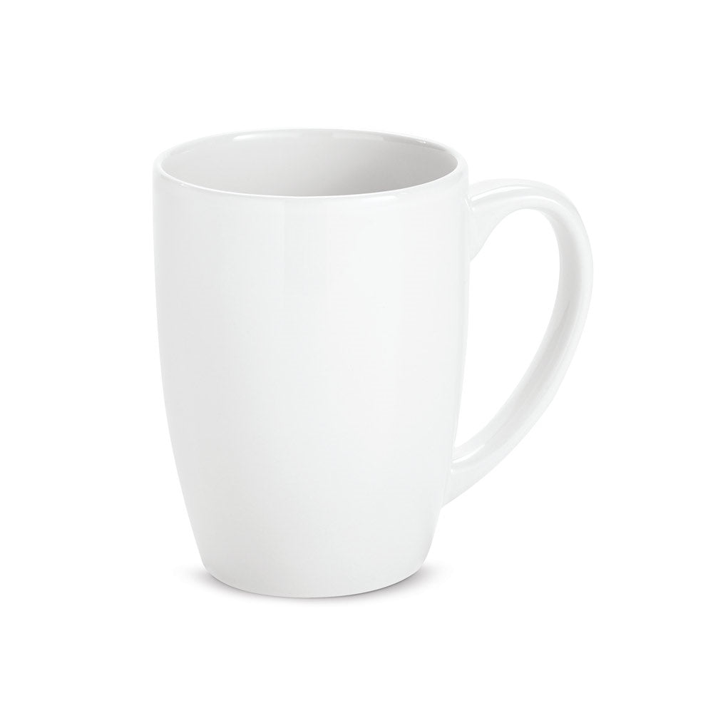 MATCHA promotional mug in white with custom logo branding