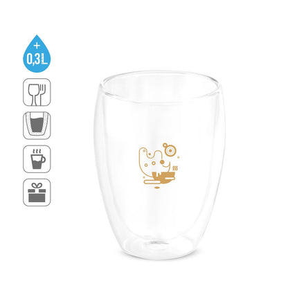 MACHIATO DUO promotional cup set (complete set view) with custom logo branding