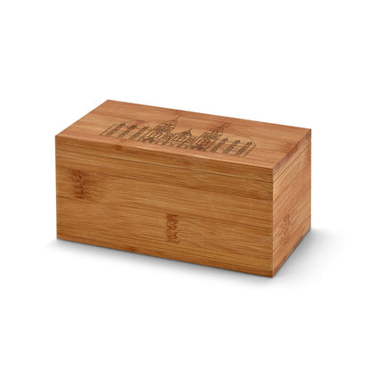 BURDOCK promotional cup set in natural with custom logo branding