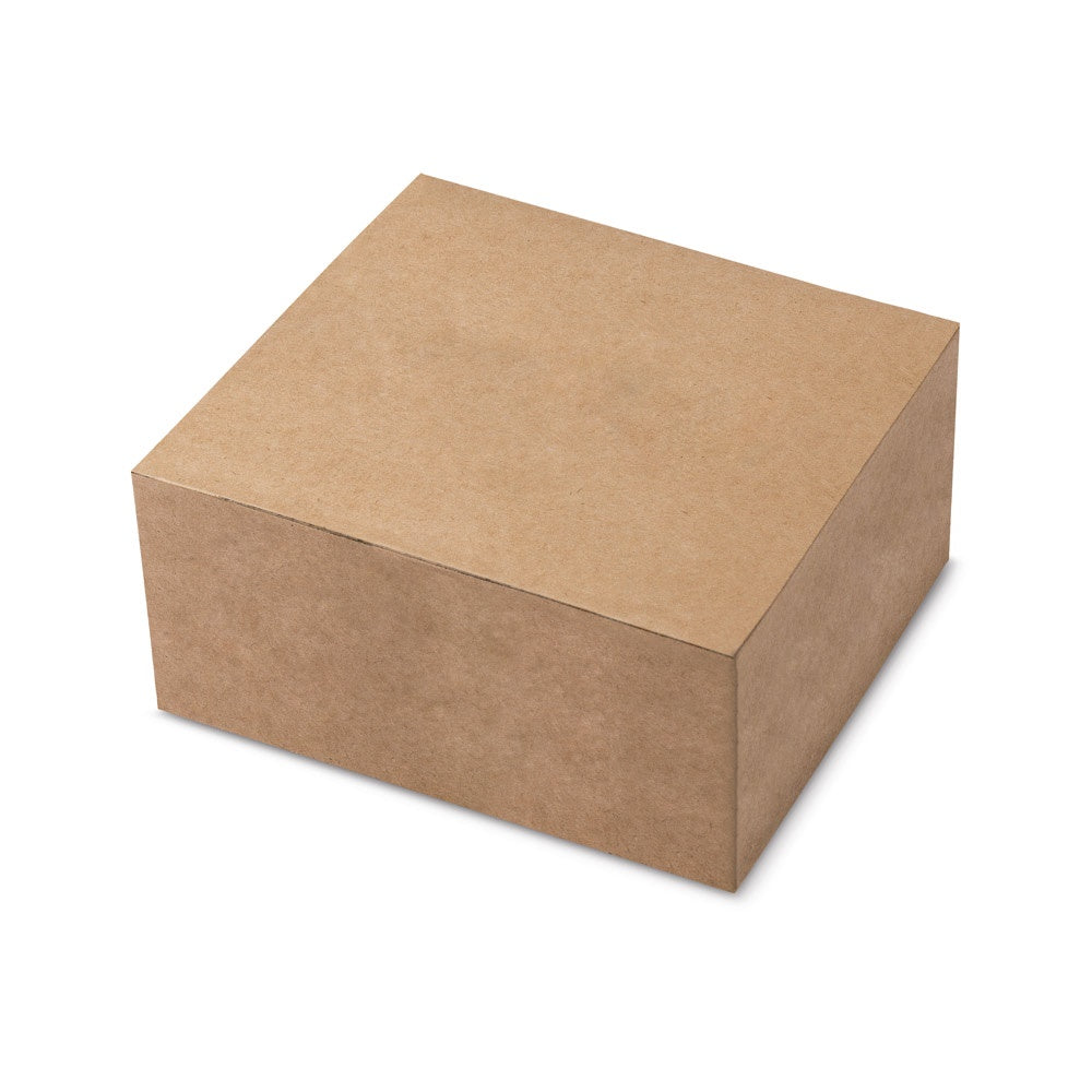 ARNICA promotional cup set in natural (gift box packaging) with custom logo branding