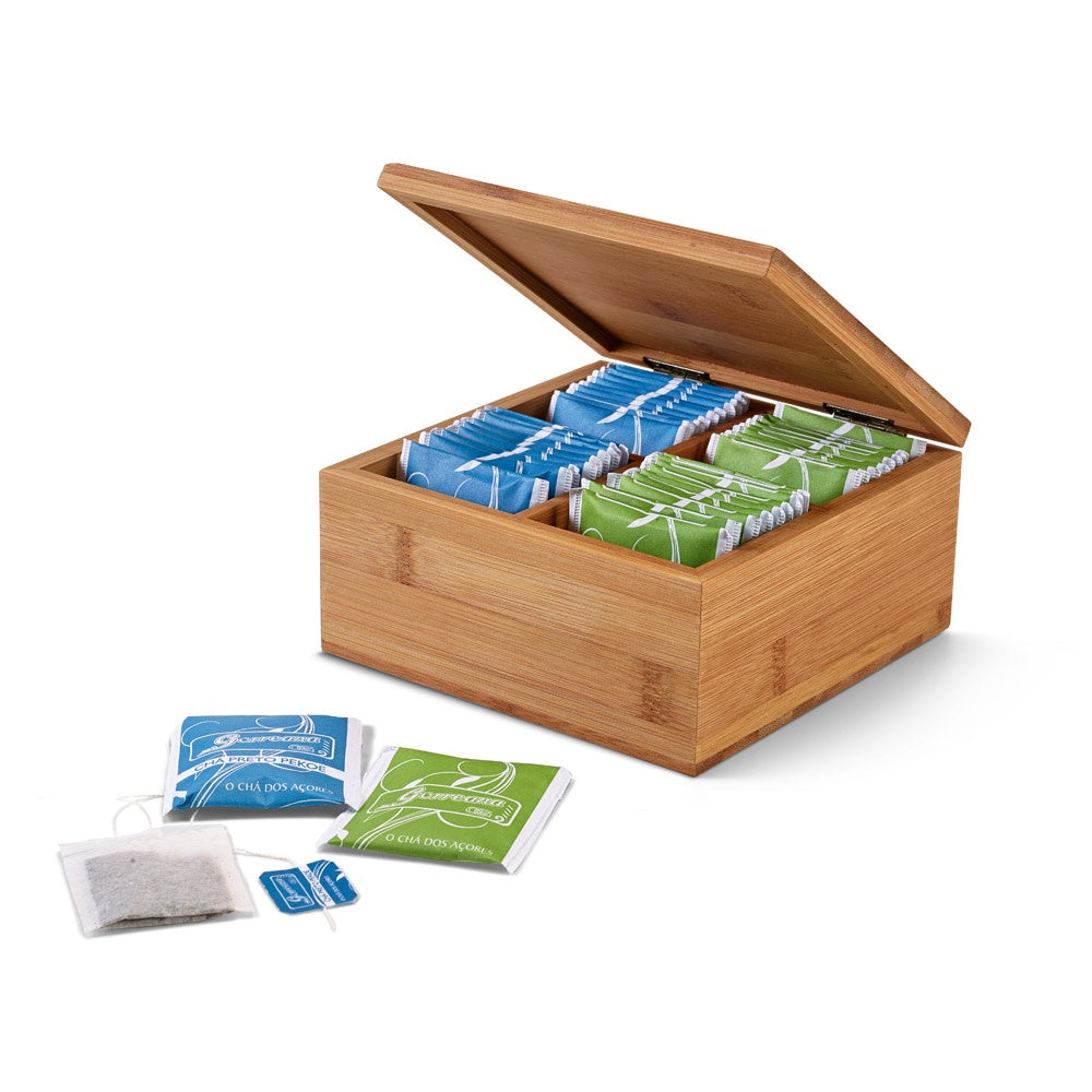 ARNICA promotional cup set in natural with custom logo branding