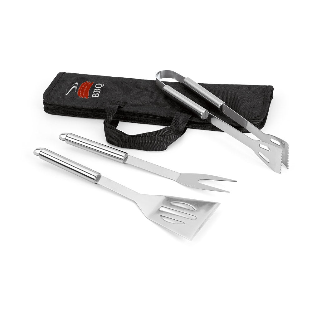 SOARES promotional picnic item in black with custom logo branding