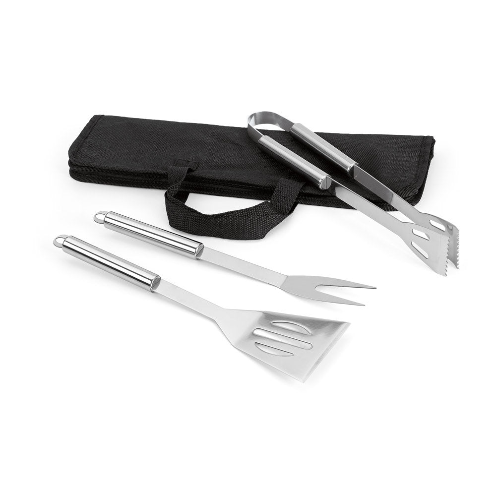SOARES promotional picnic item in black with custom logo branding