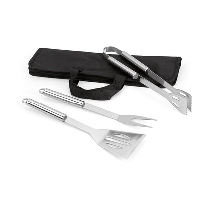 SOARES promotional picnic item in black with custom logo branding