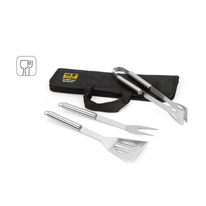 SOARES promotional picnic item (complete set view) with custom logo branding